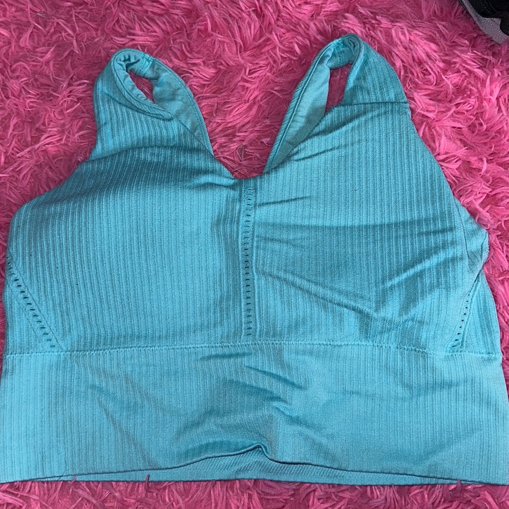 Target blue sports bra
